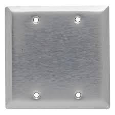 SG NM Blank 4 Screw Cover w/Gasket GRAY